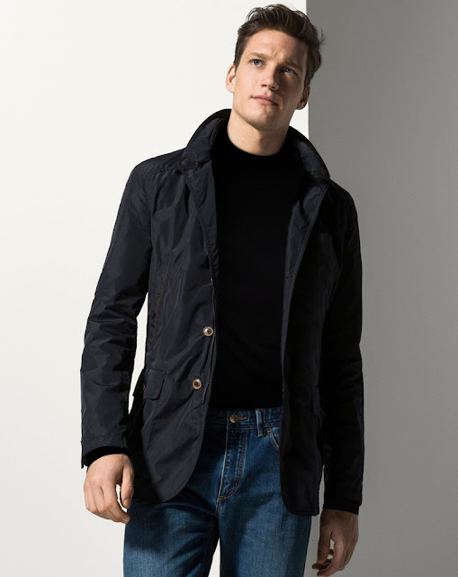 Áo khoác nam Massimo Dutti Technical Fabric Jacket