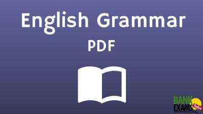 English Grammar PDF | Bank Exams Today