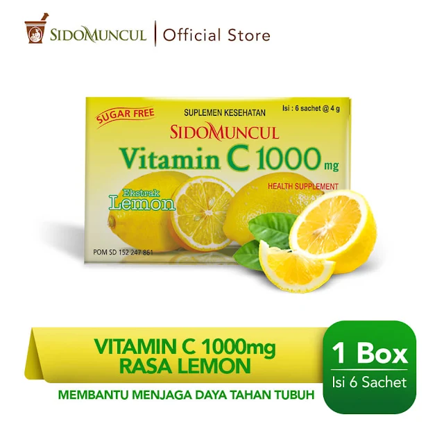 Vitamin C 1000 Sido Muncul Lemon