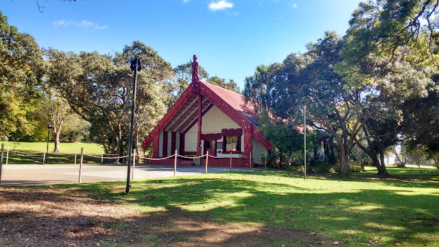 Maori Carved Meeting House