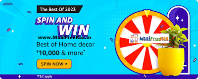 Today's Amazon Spin And Win The Best of 2023 Home Décor