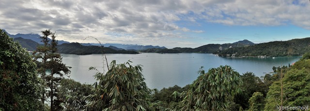 Sun Moon Lake taken at Wenwu Temple