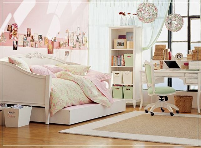 Luxury Bed Room Teen Girl Modern Art