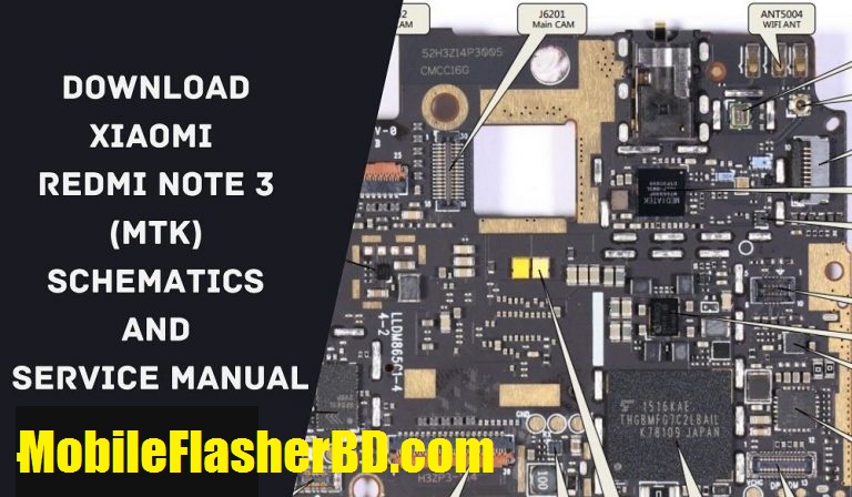 Xiaomi Redmi Note 3 (MTK) Schematic Service (PCB) Zip Pack ...