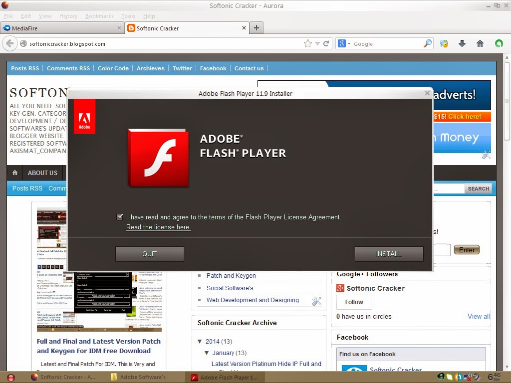 adobe flash player latest version download