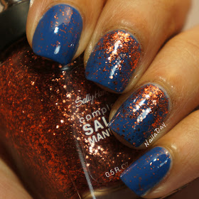NailaDay: Barielle Falling Star with Sally Hansen CSM Copper Penny