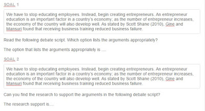 Contoh Soal Functional Text - Discussion Text, Analizing Debate Scripts