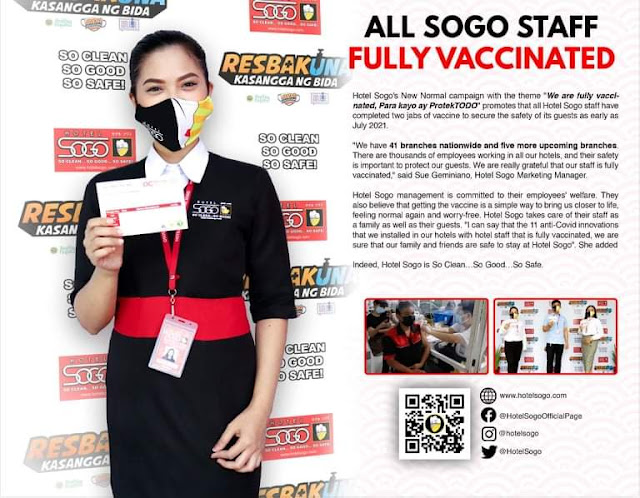 All sogo staff fully vaccinated