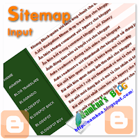 Sitemap Table TOC input for blogspot ves 2