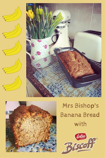 Mrs Bishop's Lotus Biscoff Banana Bread