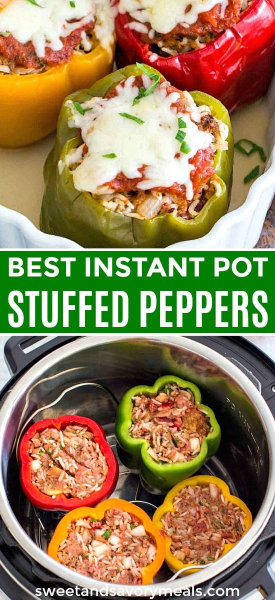 Best Instant Pot Stuffed Peppers