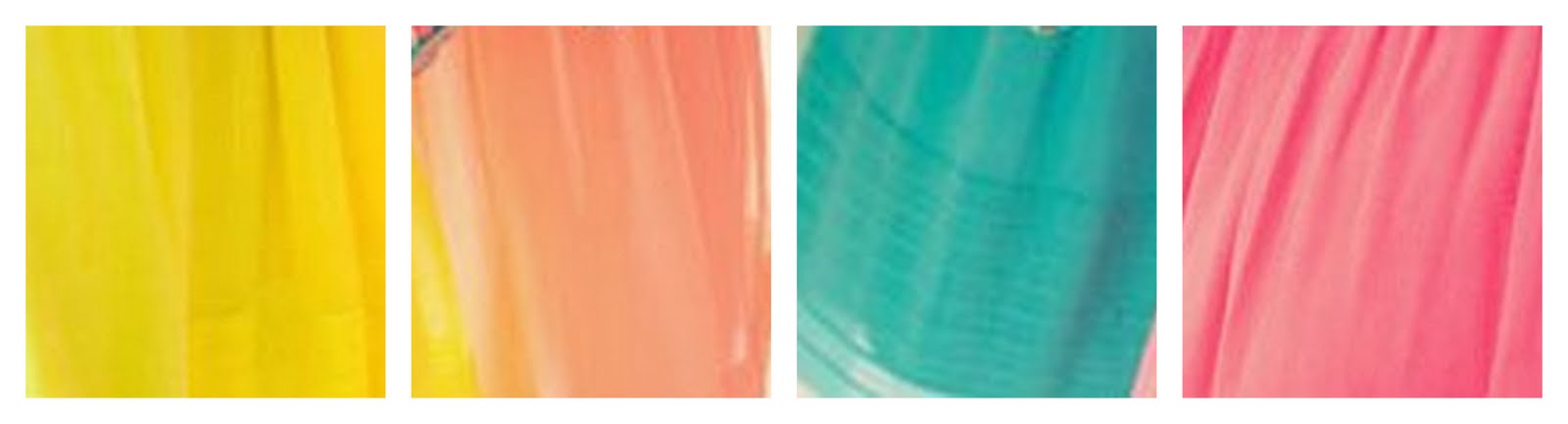 Colour Inspiration Spring Pastels Yellow Coral Teal Pink