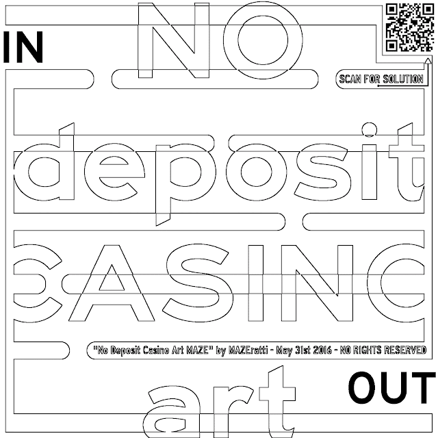 no deposit casino art maze coloring for grown ups