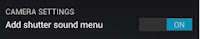 disable camera shutter sound in galaxy note 2