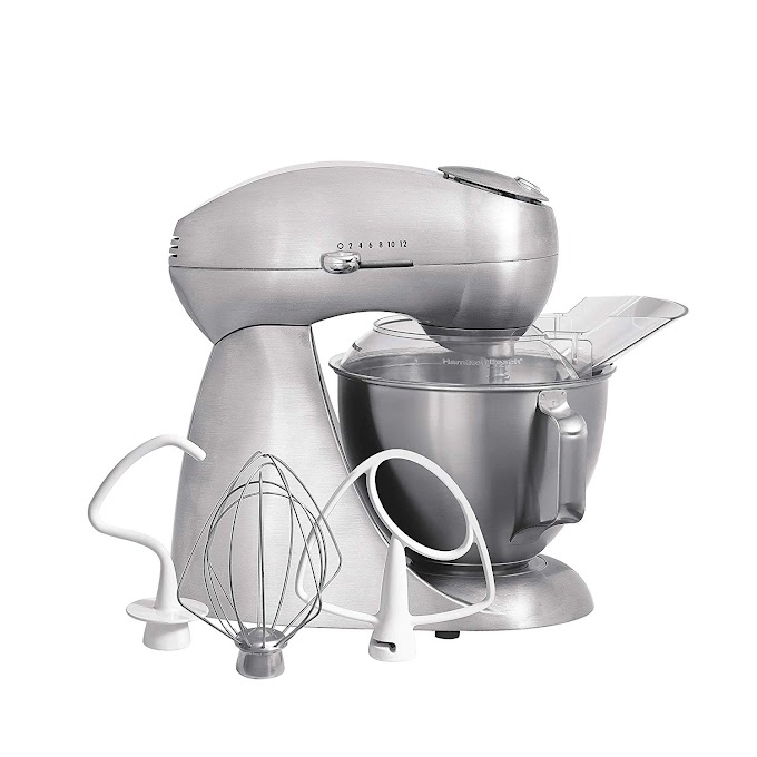 Price of the Hamilton Beach 63220 Eclectrics All-Metal 12-Speed Stand Mixer, Sterling review 2019