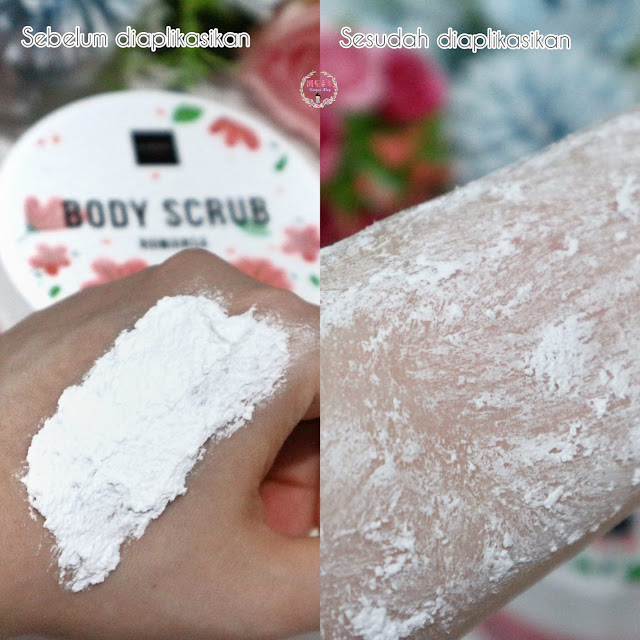 scarlett whitening body scrub before after