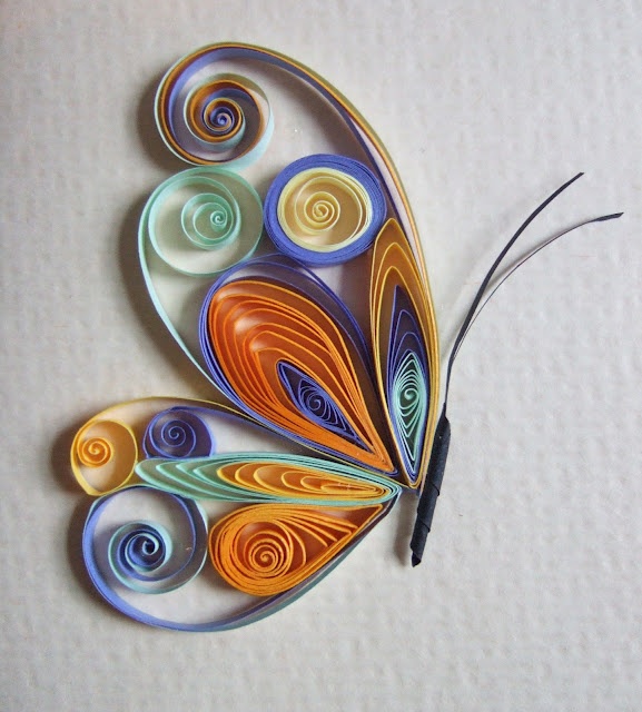 easy paper quilling animal