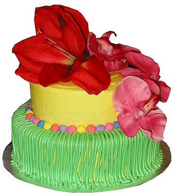 Luau Birthday Cakes on Luau Cake