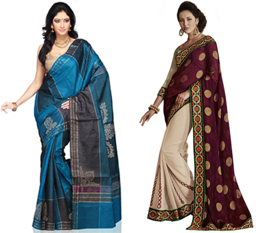 baju sari india asli