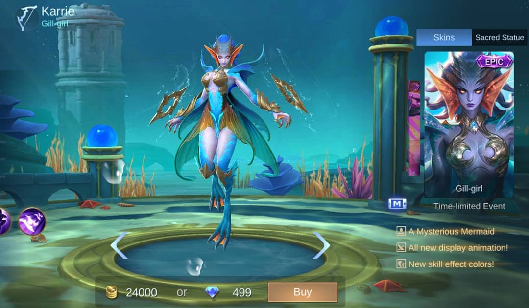 √ 7 Skin Keren di Games Mobile Legends Terbaru 2020