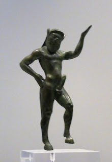 Statue of satyr 