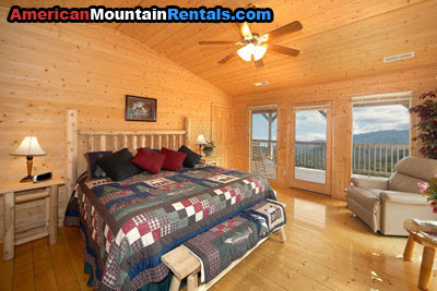 22 people can sleep in this big cabin 8 bedroom cabin in Gatlinburg