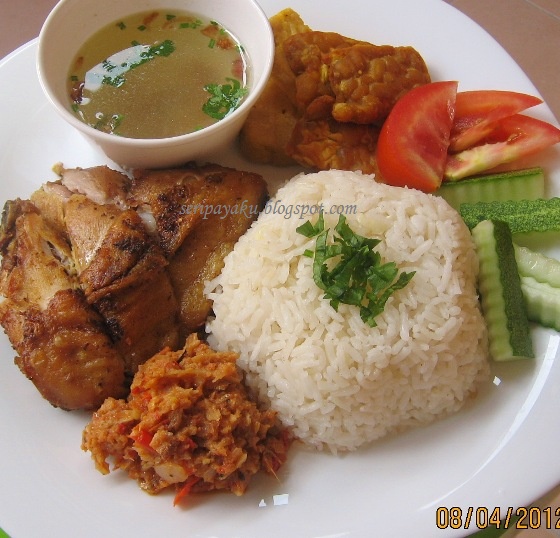 My Kuali: Nasi ayam penyet