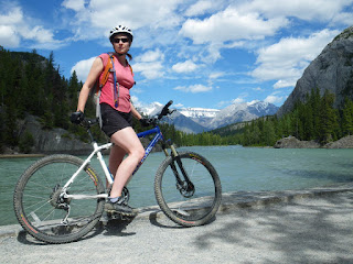 Lou at Bow Falls