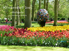 Flores e tulipas na Holanda - Keukenhof