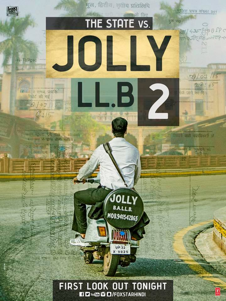 Jolly LLB 2 first look, Poster of Akshay Kumar, Annu Kapoor download first look