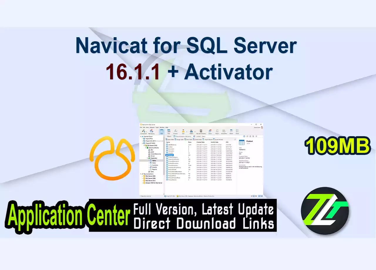 Navicat for SQL Server 16.1.1 + Activator