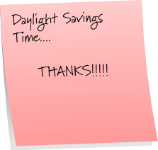 Daylight Savings