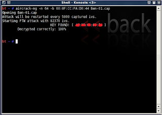 cracking wifi network password backtrack