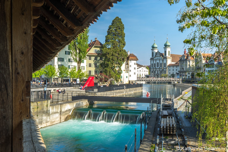 Spreuer Bridge View Two Days in Lucerne Luzern Switzerland