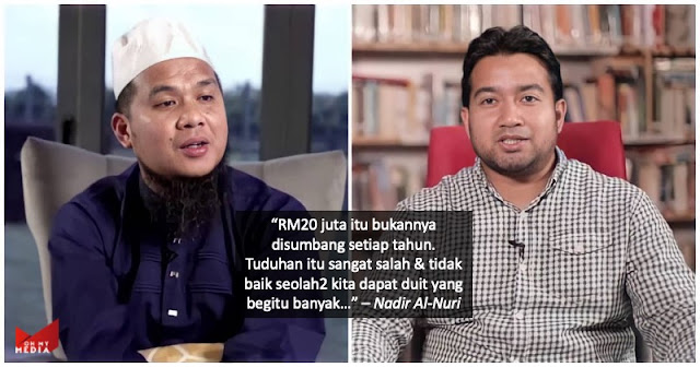 Nafi terima sumbangan RM20 juta setiap tahun, Nadir Al-Nuri jawab soalan Ebit Lew