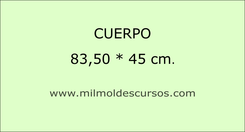 MOLDE DEL CUERPO DEL BOLSO MARINERO