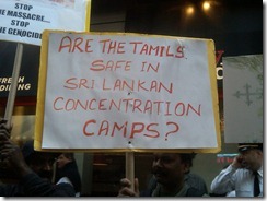 Are the Tamils safe in Sri Lankan concentration camps