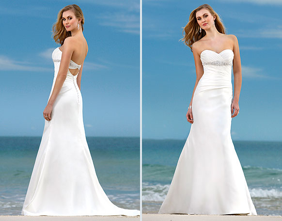 beach wedding dresses