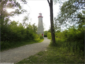 The Gibraltar Point Lighthouse en la Islas de Toronto