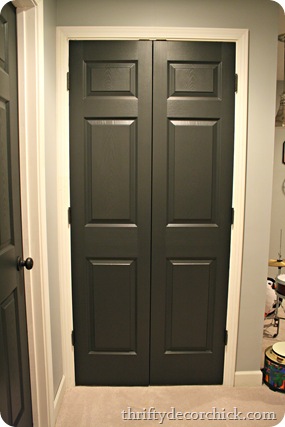 black interior doors