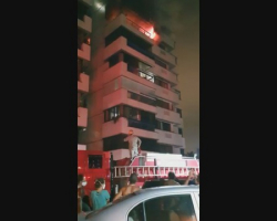 Incêndio atinge apartamento de idosos na Barra da Tijuca