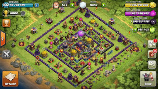  Kali ini aku akan membagikan sebuah game mod terbaru dan terupdate yang berkategory stra Download Clash Of Clans (COC) Mod V.8.709.27 Apk terbaru 2017