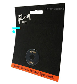 Gibson Switchwasher. Black with Gold Imprint.