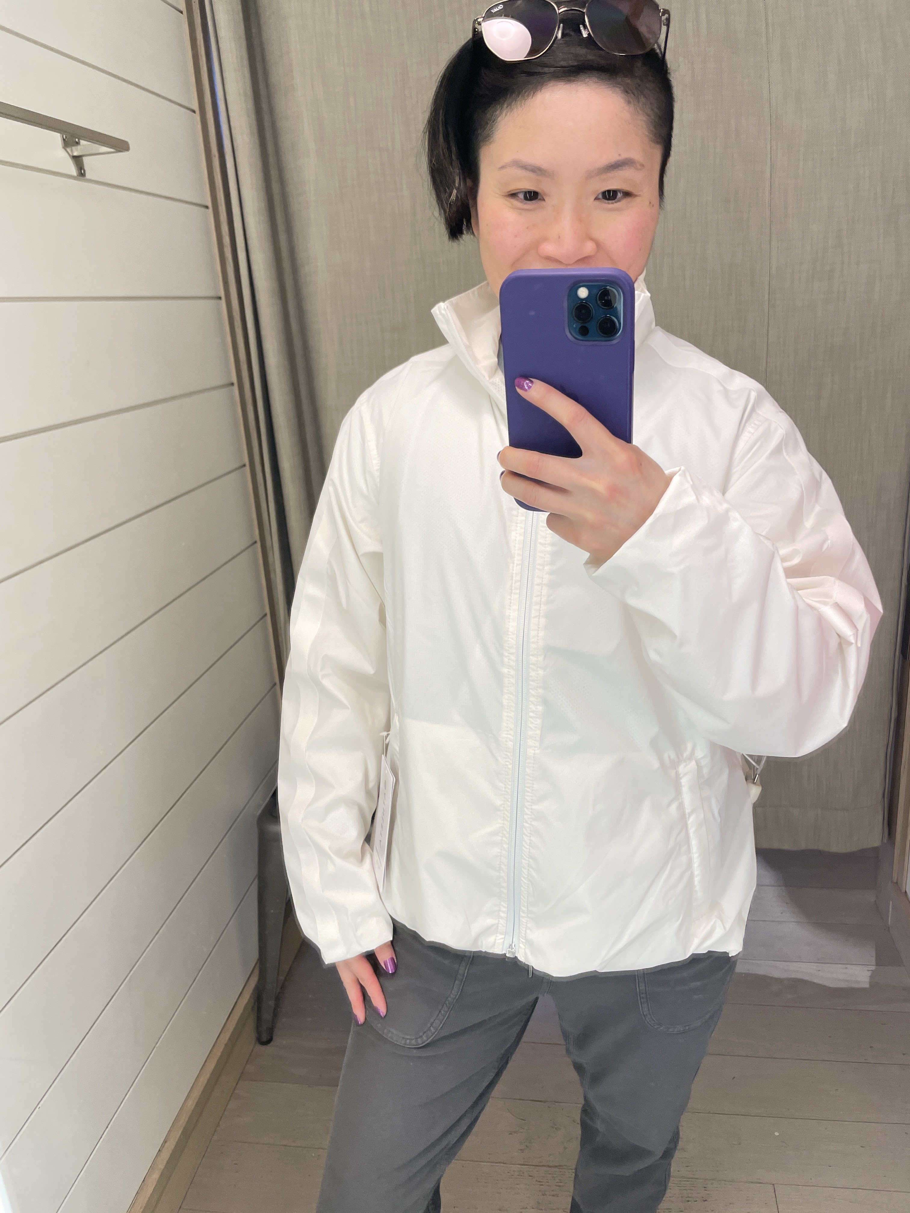 Fit Review! Athleta Store Try Ons - Sightseer Lace Jacket & Farallon Jogger