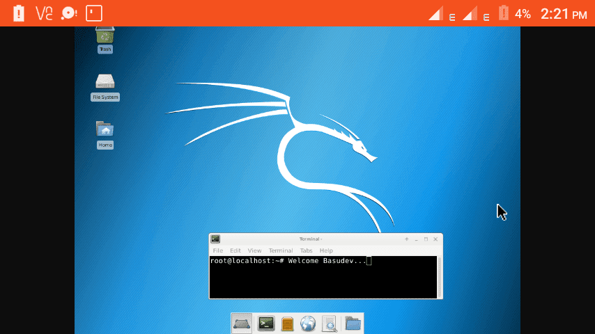 using Kali Linux in Termux