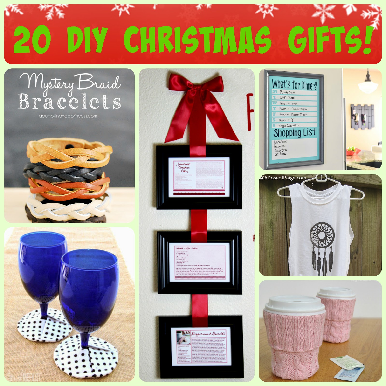 20 Easy DIY Christmas Gifts
