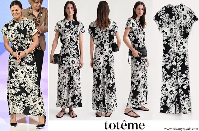 Crown Princess Victoria wore Toteme Slouch Waist Floral Dress