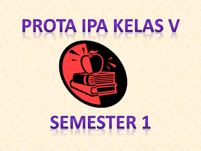 Prota IPA Kelas V Semester 1