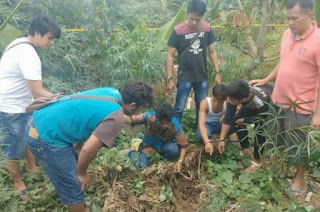 Makam Suami yang Dibunuh Istri di Dharmasraya, Sumbar, Dibongkar