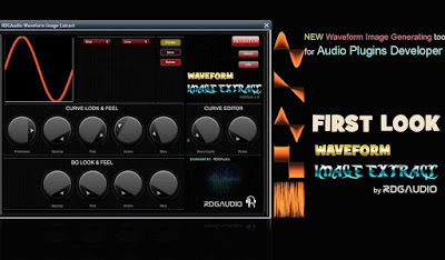 RDGAudio Waveform Image Extract Software VST GUI maker